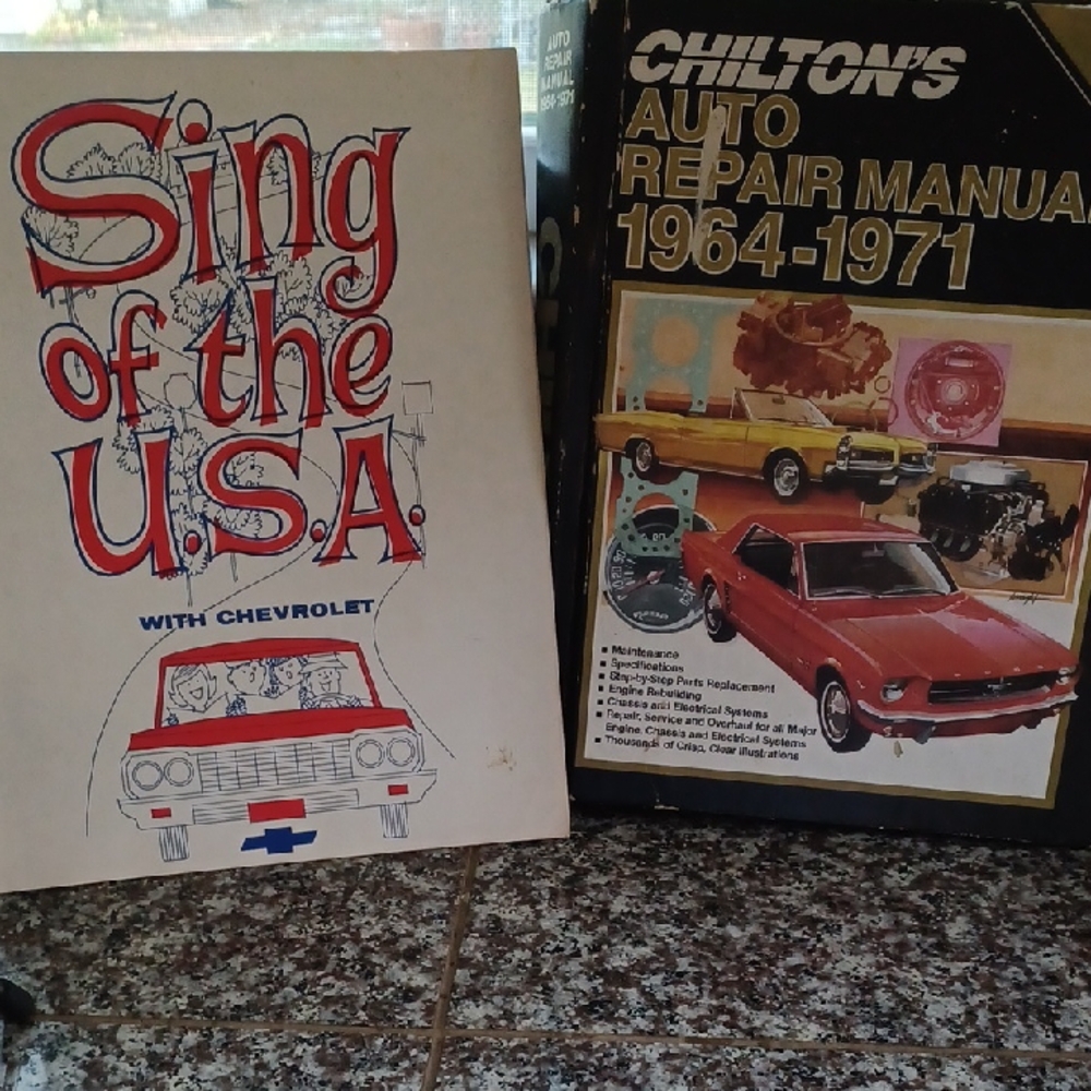 Chilton's repair manual 1964 To 1971 + Sing Of The USA With chevy